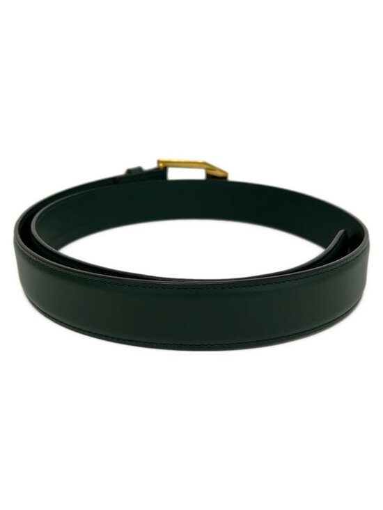 Gucci Belt 85 34 Dark Green Leather